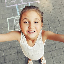 Smiling little girl